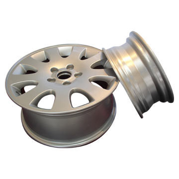 Chemical Resistance Grey Matte Wheel Powder Coating Electrostatic Spraying
